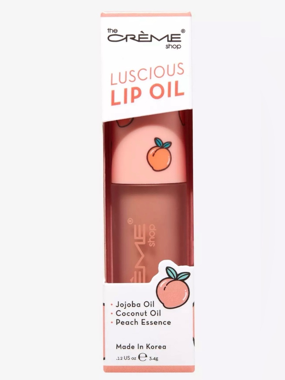 The Creme Shop Peach Cobbler Lip Oil - NIB